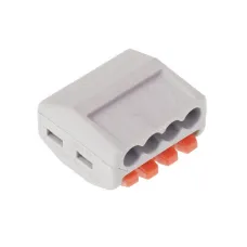 GMP GMPSEZO4 — SZYBKOZŁĄCZKI ELEKTRYCZNE  4 ZŁĄCZA ZACISKOWE, DRUT DO 2,5M2, 10SZT/OPAKOWANIE