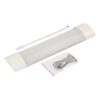 LAMPA LED PANELOWA WEWNĘTRZNA 10W, 230V 300X75X25MM, Z PRZYCISKIEM, IP20,  800LM, 6500K, CE, SUFITOWA, ŚCIENNA
