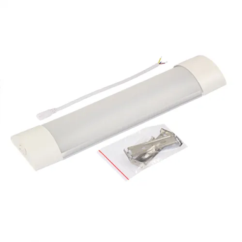 LAMPA LED PANELOWA WEWNĘTRZNA 10W, 230V 300X75X25MM, Z PRZYCISKIEM, IP20,  800LM, 6500K, CE, SUFITOWA, ŚCIENNA