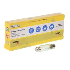 GMP GMPT113824V5WSV85H — ŻARÓWKA C5W, 24V, 5W SV8,5, HOMOLOGACJA E2, KPL. 10SZT.
