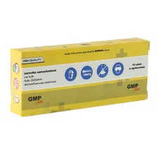 GMP GMPT8512V2WBA9SH — ŻARÓWKA T2W, 12V, 2W BA9S, HOMOLOGACJA, KPL. 10SZT.