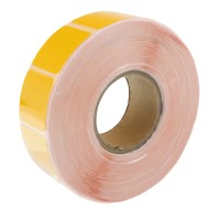 TAŚMA ODBLASKOWA W ROLCE 50MB ŻÓŁTA, I GENERACJA, PRZERYWANA, KONTUROWA