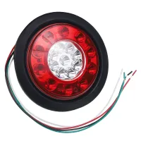 LAMPA TYLNA ZESPOLONA LED L/P PRZYCZEPKA OKRĄGŁA, 12/24V, USZCZELKA