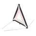 TRÓJKĄT OSTRZEGAWCZY 430X430X430MM, NÓŻKI CIENKIE, HOMOLOGACJA E-4
