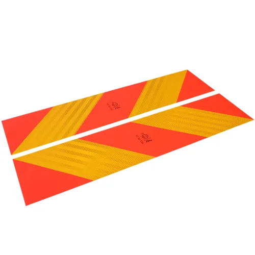 TABLICA WYRÓŻN. POJAZDY CIĘŻKIE KRÓTKA NALEPA 565X132MM, 2SZT/OPAKOWANIE