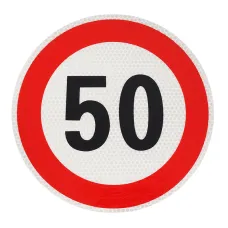 GMP GMPTWY181 — NALEPKA (NAKLEJKA) LIMIT PRĘDK.-  50KM/H FI 200MM, KLASA I
