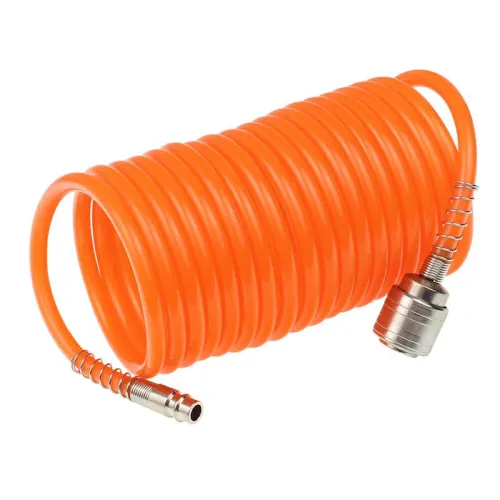 PRZEWÓD SPIRALNY KOMPRESORA  5M 8X6MM, POMARAŃCZOWY