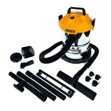 INGCO GMPVC14122 — ODKURZACZ PRZEMYSŁOWY 12L, NA SUCHO/MOKRO, 800W