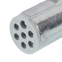WTYCZKA 7/24V S  ALUMINIOWA, KONTAKTY SKRĘCANE, NAKRĘTKA