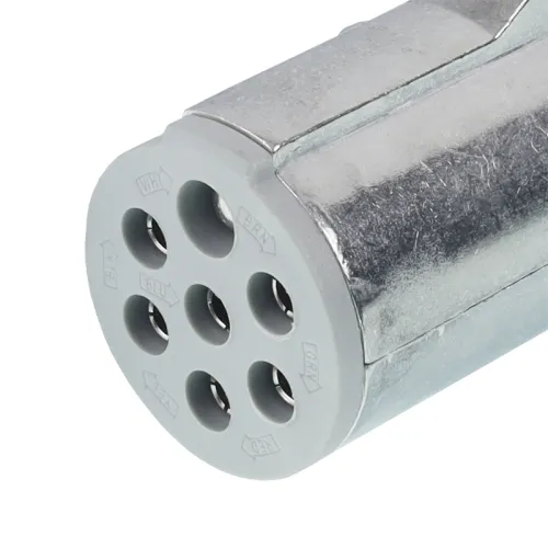 WTYCZKA 7/24V S  ALUMINIOWA, KONTAKTY SKRĘCANE, NAKRĘTKA