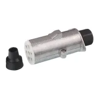 WTYCZKA 7/24V S  ALUMINIOWA, KONTAKTY SKRĘCANE, NAKRĘTKA + NASADKA