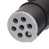 WTYCZKA 7/24V S  PLASTIKOWA, KONTAKTY SKRĘCANE, NAKRĘTKA + NASADKA
