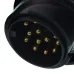 WIĄZKA ELEKTRYCZNA PRZYCZEPY, WTYCZKA 13/12V, 2X BAJONET 5 PIN + PRZEWÓD 7,5M