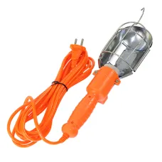  GMPXHO61H — LAMPA WARSZTATOWA  230V 5M POMAR. WYŁ. BEZ ŻARÓWKI, MAX 75W