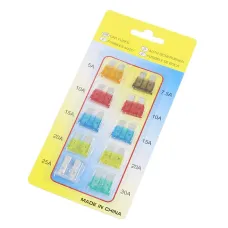 GMP GMPZBSS10 — ZESTAW BEZPIECZNIKÓW PŁYTKOWYCH UNI DUZYCH - STANDARD 10SZT/BLISTER