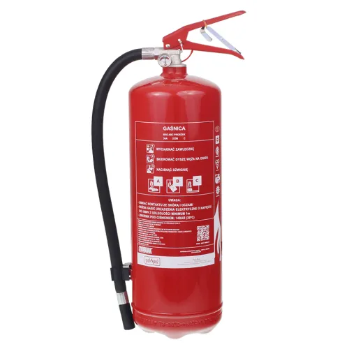 GAŚNICA PROSZKOWA 6KG + UCHWYT - TYP ABC, HOMOLOGACJA