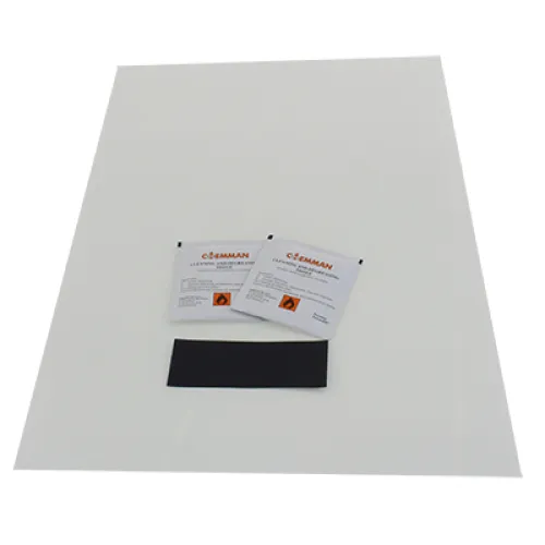 KPL. NAPR. PLANDEKI BEZBARWNY 435X330MM + SZMATKI+PAPIER ŚCIERNY, TUV
