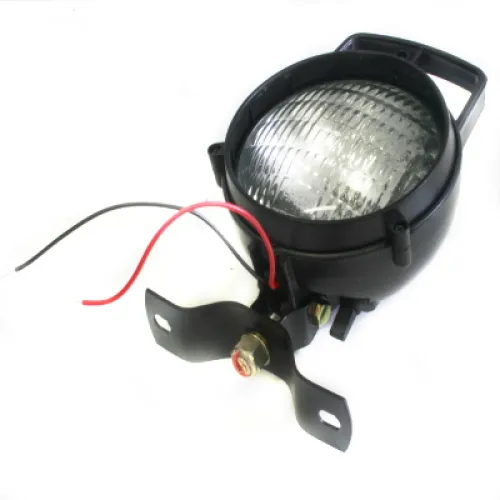LAMPA OKRĄGŁA 146MM Z UCHWYTEM, PLASTIK H-3, 12V-55W