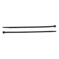 OPASKI ZACISKOWE ODPINANE 100X3,6MM CZARNE, PLASTIKOWE, 100SZT/OPAKOWANIE