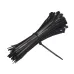 OPASKI ZACISKOWE ODPINANE 300X4,8MM CZARNE, PLASTIKOWE, 100SZT/OPAKOWANIE