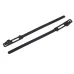 OPASKI ZACISKOWE UWALNIANE 250X7,6MM CZARNE, PLASTIKOWE 100SZT/OPAKOWANIE