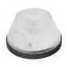 LAMPA OBRYSOWA BIAŁA NISKA PRZYCZEPA, FI 92MM, H=52MM