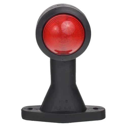 LAMPA OBRYSOWA BIAŁO-CZERWONA NA WYSIĘGNIKU PROSTYM, L/P, DŁUGA , 12/24V