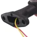 LAMPA OBRYSOWA BIAŁO-CZERWONA NA WYSIĘGNIKU PROSTYM, L/P, DŁUGA , 12/24V