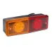 LAMPA TYLNA ZESP. 2-SEGM. L/P PRZYCZEPKA PROSTOKĄTNA, DIODOWA, Z PRZEWODEM,12/24V