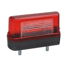 KLOSZ-MOT JT-1 CZ — LAMPA OŚWIETLENIA TABLICY REJESTRACYJNEJ, OBUDOWA CZERWONA, MAŁA
