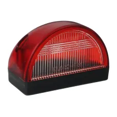 KLOSZ-MOT JT-2 CZ — LAMPA OŚWIETLENIA TABLICY REJESTRACYJNEJ, OBUDOWA CZERWONA, DUŻA