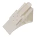 KLIN POD KOŁA L=225MM PLASTIKOWY BIAŁY, OBCIĄŻENIE DO 1,6T + MOCOWANIE