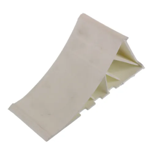 KLIN POD KOŁA L=225MM PLASTIKOWY BIAŁY, OBCIĄŻENIE DO 1,6T