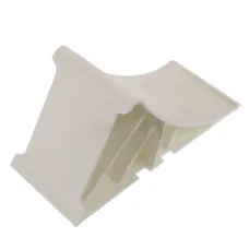 K0580K — KLIN POD KOŁA L=225MM PLASTIKOWY BIAŁY, OBCIĄŻENIE DO 2,0T