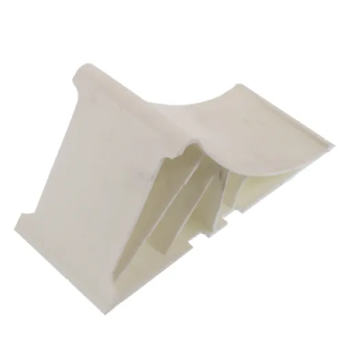 KLIN POD KOŁA L=225MM PLASTIKOWY BIAŁY, OBCIĄŻENIE DO 2,0T