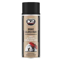 LAKIER DO ZACISKÓW I BĘBNÓW HAMULCOWYCH 400ML - CZARNY - K2 BRAKE CALIPER PAINT