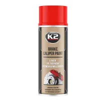LAKIER DO ZACISKÓW I BĘBNÓW HAMULCOWYCH 400ML - CZERWONY - K2 BRAKE CALIPER PAINT
