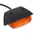 LAMPA OBRYSOWA POMARAŃCZOWA OWALNA NAROŻNA, DIODOWA, 12/24V