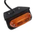 LAMPA OBRYSOWA POMARAŃCZOWA OWALNA NAROŻNA, DIODOWA, 12/24V