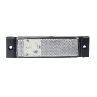 LAMPA OBRYSOWA BIAŁA DIODOWA Z ODBLASKIEM, 12/24V