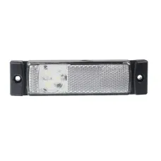 HORPOL LD127 — LAMPA OBRYSOWA BIAŁA DIODOWA Z ODBLASKIEM, 12/24V
