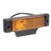 LAMPA OBRYSOWA POMARAŃCZOWA DIODOWA Z ODBLASKIEM, 12/24V