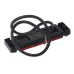 LAMPA OBRYSOWA CZERWONA DIODOWA Z ODBLASKIEM, 12/24V