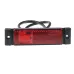 LAMPA OBRYSOWA CZERWONA DIODOWA Z ODBLASKIEM, 12/24V