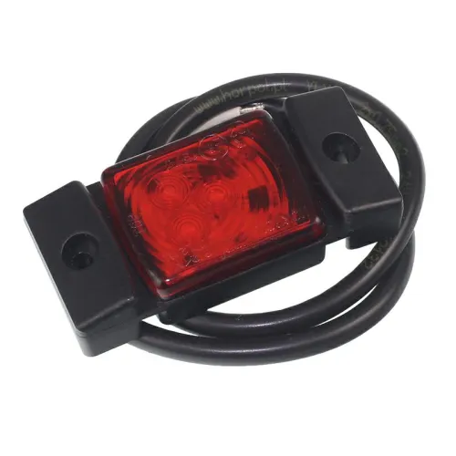 LAMPA OBRYSOWA CZERWONA DIODOWA 12/24V