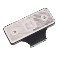 HORPOL LD160 — LAMPA OBRYSOWA BIAŁA DIODOWA Z UCHWYTEM, 12/24V, Z RAMKĄ