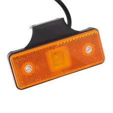 HORPOL LD161 — LAMPA OBRYSOWA POMARAŃCZOWA DIODOWA Z UCHWYTEM, 12/24V