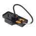 LAMPA OBRYSOWA CZERWONA DIODOWA Z UCHWYTEM, 12/24V