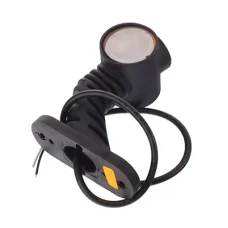 HORPOL LD2036 — LAMPA OBRYSOWA BIAŁO-CZERW.-POM. DIODOWA NA WYSIĘG. UKOŚNYM, KRÓTKA, LEWA, 12/24...