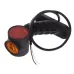LAMPA OBRYSOWA BIAŁO-CZERW.-POM. DIODOWA NA WYSIĘG. UKOŚNYM, KRÓTKA, LEWA, 12/24V